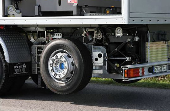 Vermessung von LKW-Reifeneigenschaften