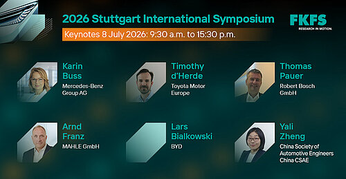 Keynote Speaker Stuttgart International Symposium